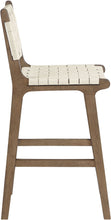 Load image into Gallery viewer, Entwine - Vegan Leather Upholstered Counter Stool - Painted Brown