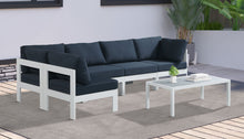 Load image into Gallery viewer, Nizuc - Outdoor Patio 5 Piece Modular Sectional With White Frame