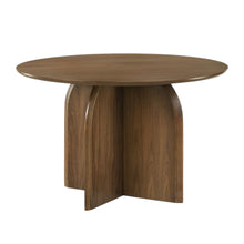 Load image into Gallery viewer, Delmon - Round Dining Table - Dark Walnut