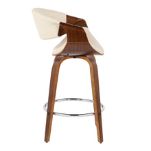 Load image into Gallery viewer, Symphony - Mid Century Modern Fixed Height Counter Stool & Swivel With Round Footrest (Set of 2)