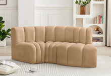 Load image into Gallery viewer, Arc - Velvet 3 Piece Modular L-Shaped Sofa