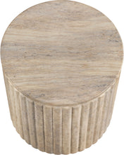 Load image into Gallery viewer, Catania - Concrete Indoor/Outdoor End Table - Travertine