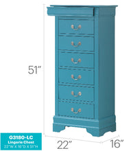 Load image into Gallery viewer, Traditional Style Lingerie Storage Chest