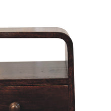 Load image into Gallery viewer, Mini Curve Open Bedside Nightstand