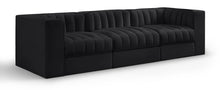 Load image into Gallery viewer, Rummi - Velvet Performance Fabric Upholstered 3 Piece Modular Sofa
