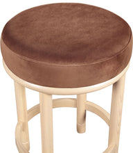 Load image into Gallery viewer, Monette - Counter Stool With Natural Base - Cognac
