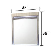 Load image into Gallery viewer, Leonor - Mirror With LED Light Frame - Gray