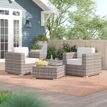 Load image into Gallery viewer, 2 Person Seating Set With Cushions
