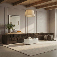 Load image into Gallery viewer, Rummi - Velvet Performance Fabric Upholstered 7 Piece Modular Sectional, L-Shaped (Right)