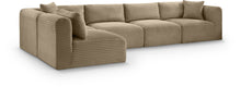 Load image into Gallery viewer, Shaggy - Fabric 5 Piece Modular Sectional