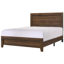 Load image into Gallery viewer, Crown Mark Millie King Panel Bed in Brown Cherry image
