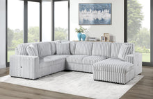 Load image into Gallery viewer, U299 - 3 Piece Sectional With USB - Gray