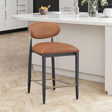 Load image into Gallery viewer, Riccio - Stool - Black And Gold Frame
