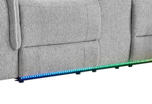 Load image into Gallery viewer, U8879 - 1 Power RAF Pushback Chaise With LED - Light Gray