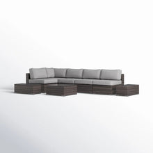 Load image into Gallery viewer, Wicker Sectional Seating Group With Cushions