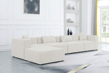 Load image into Gallery viewer, Cube - Linen 5 Piece Modular Sectional With Chaise