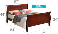 Load image into Gallery viewer, Panel Sleigh Bed