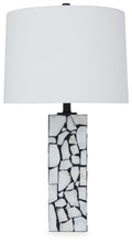 Load image into Gallery viewer, Macaria - Marble Table Lamp - White / Black
