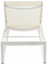 Load image into Gallery viewer, Maldives - Water Resistant Outdoor Patio Adjustable Sun Chaise Lounge Chair With White Base
