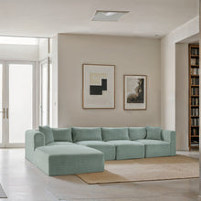 Load image into Gallery viewer, Shaggy - 5 Piece Modular Sectional With Ottoman