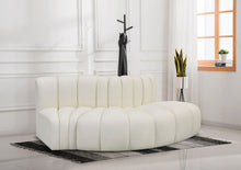 Load image into Gallery viewer, Arc - Faux Leather 3 Piece Modular Sofa