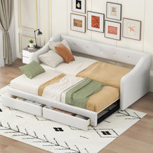 Load image into Gallery viewer, Upholstered Daybed With 2 Drawers