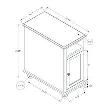 Load image into Gallery viewer, Accent End Table, Storage, Traditional - White