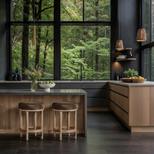 Load image into Gallery viewer, Monette - Counter Stool With Natural Base