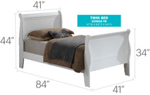 Load image into Gallery viewer, Panel Sleigh Bed