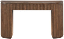 Load image into Gallery viewer, Astrid - Solid Wood And Oak Veneer Console Table