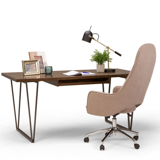 Ryder - Desk - Natural Aged Brown - Ego Home Furniture