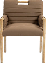 Load image into Gallery viewer, Aimee - Dining Arm Chair - Light Brown Legs