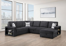 Load image into Gallery viewer, U274 - Storage Ottoman - Black