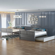 Load image into Gallery viewer, Bunk Bed With Twin Size Trundle