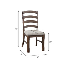 Load image into Gallery viewer, Pascaline - Rustic Side Chair (Set of 2) - Gray / Brown