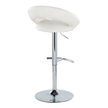 Load image into Gallery viewer, Posh - Contemporary Adjustable Barstool With Swivel With Rounded T Footrest (Set of 2)