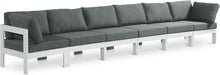 Load image into Gallery viewer, Nizuc - Outdoor Patio 6 Seat Modular Sofa With White Frame