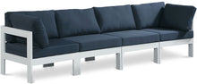 Load image into Gallery viewer, Nizuc - Outdoor Patio 4 Seat Modular Sofa With White Frame