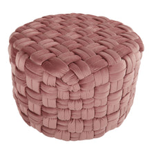Load image into Gallery viewer, Braided - Versatile Round Ottoman