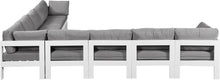 Load image into Gallery viewer, Nizuc - Outdoor Patio 9 Piece Modular Sectional With White Frame