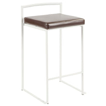 Load image into Gallery viewer, Fuji - Simple Elegance, Contemporary Stackable Counter Stool