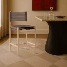 Load image into Gallery viewer, Rawlins - Counter Stool - Natural Frame