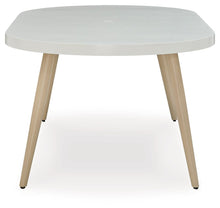 Load image into Gallery viewer, Seton Creek - Oval Dining Table With Umb Opt - White