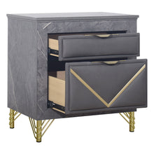 Load image into Gallery viewer, Symmetry - 2 Drawer Nightstand - Charcoal