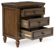 Load image into Gallery viewer, Sturlayne - Three Drawer Night Stand - Brown