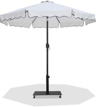 Load image into Gallery viewer, Amalfi - Aluminum Patio Umbrella - Black Base / Black Pole