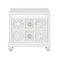 Load image into Gallery viewer, Abigale - 2 Drawer Nightstand With LED - White