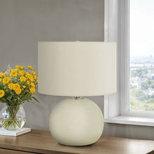 Load image into Gallery viewer, Lighting, Contemporary Table Lamp, Ceramic - Cream