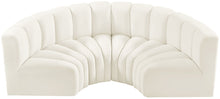 Load image into Gallery viewer, Arc - Velvet 4 Piece U-Shaped Modular Sofa