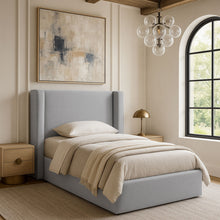 Load image into Gallery viewer, Kendall - Linen Textured Fabric Upholstered Bed